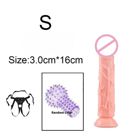 Wearable Realistic Dildo Skin Sex Toys for Female Masturbator with Strong Suction Cup G Spot Big Penis Anal Adult Sex Product 18