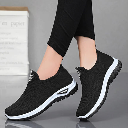 Men Casual Shoes Breathable Sneakers Mens Lightweight Walking Running Shoes Slip on Loafers for Couple Zapatillas Hombre Size 44