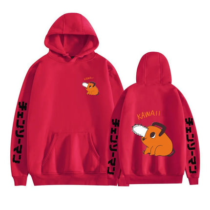 Pochita Chainsaw Men's Hoodie Fashion Long Sleeve Sportswear Casual Harajuku Street Wear Hoodie Sudaderas Top