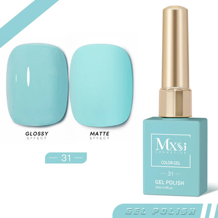 Mxsi Nails Polish 60 Colors Semi Permanent Nail Polish 15ml UV Lamp Nail Polish Hybrid Nail Art Salon Varnish Not Set