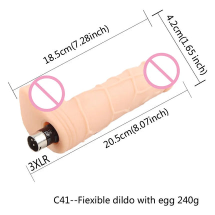 Fredorch Entry Level Sex Machine A2 / F2 /F3 Attachment 3XLR Accessories Dildos Suction Cup Sex Products For Women for Man