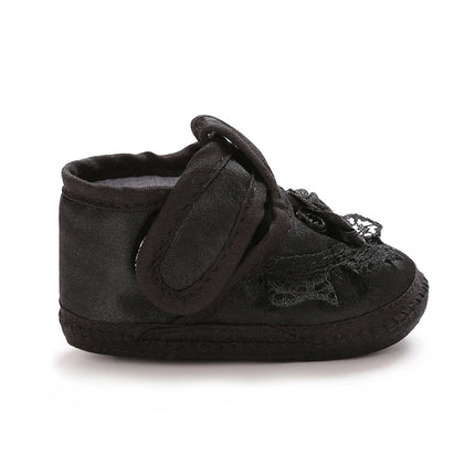 Multiple Options Newborn Baby First Baptist Shoe: Newborn Boy and Girl White Baptist Shoes Soft Sole Walking Shoes Size-9CM-10CM
