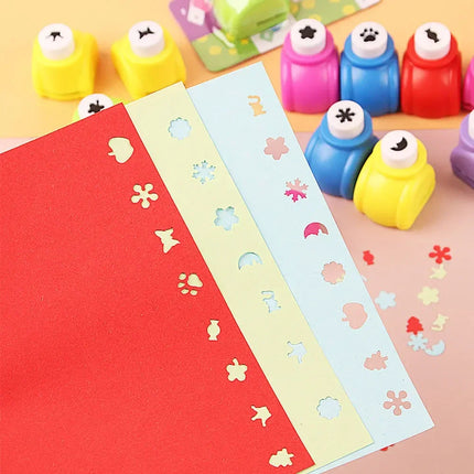 24 Puncher Shape Mini Scrapbook Punches Handmade Cutter Card Craft Hole Punch Scrapbook Paper Punch DIY Mini Puncher for Kids