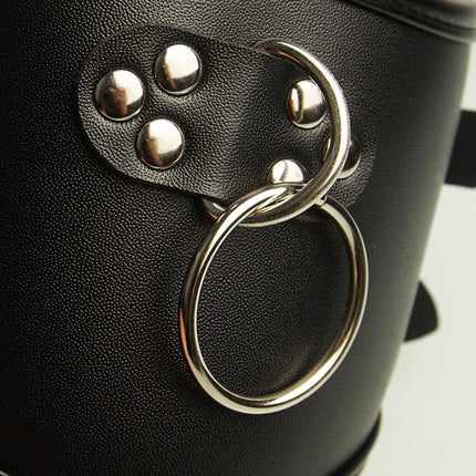 Leather BDSM Posture Collar,Slave Collars Chocker Sexual,Bondage Restraints,Sex Toys for Couples,Adult Games,Role Play
