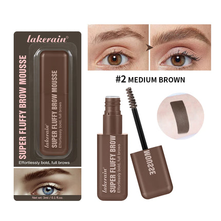 Superfluff Volumizing Brow Mousse Tint for Eyebrows Tinted Brow Gel  Brown Long Lasting Waterproof Eyebrow Tattoo  Dye Cosmetics