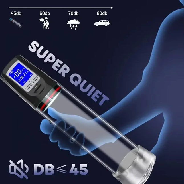 Automatic Electric Penis Pump Male Vacuum Suction Massager Delay Enlargement Glans Blowjob Masturbation Adult Sex Toys for Men