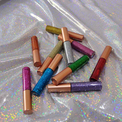 Glitter Liquid Eyeliner Set 10 Pieces Metallic Shimmer Eye Liner Long Lasting Sparkling Eyeshadow Tint Smudge Proof Cosmetics
