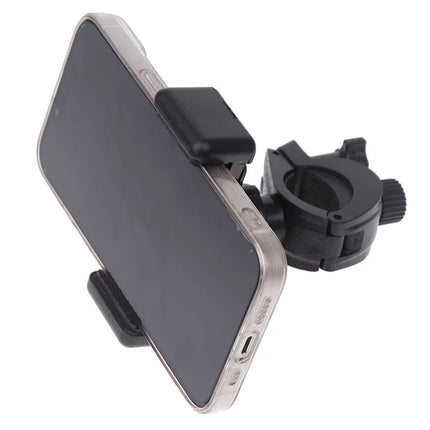 1Set SLR Camera Phone Holder For Circular Lamp Tripod Phone Live Streaming Bracket Automatic Clamping 360 ° Rotating Bracket