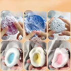 Six pack⭐Exploding beads pink blue green + glutinous rice glutinous rice pink yellow blue