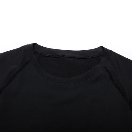 Compression T Shirt Men Summer Sportswear Running T-shirt Elastic Quick Dry Sport Tops Tee Athletic Gym Workout Shirts Men