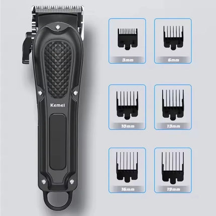 Kemei KM-1071 Electric Hair Clipper UBS Rechargeable Cordless Beard Trimmer Men Powerful Electric Hair Clippers Trimming Tool