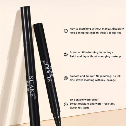 Eyeliner Is Smooth Fast Drying Waterproof Anti Smudge Suitable For All Kinds Of Makeup Novice Easy To Use Valentine'S Day Gift