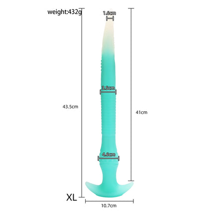 AnalLarge Tentacles Anal Plug Adult Masturbation Toy in Four Sizes, Soft and Safe Liquid Silicone Material, G-spot Anal Stimula