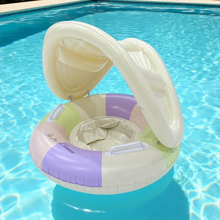 1pc Outdoor Sport Inflatable Swimming Ring PVC Swim Circle Pool Float Seat