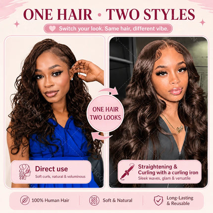Body Wave Miracle Knots Feather Crochet Bundles 100% Human Hair For Braid #27 Honey Blonde Knotless Soft Pre-Separated Bulk Hair
