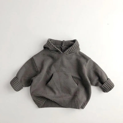 Korean Edition Boys and Girls Clothing Baby Sweater Toddler Knitted Sweater Newborn Knitted Long Sleeve Cotton Baby Pullover