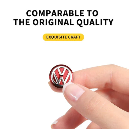 Car Remote Key Logo Metal Emblem Stickers For Volkswagen VW GTI Polo Golf Passat Tiguan Arteon Touareg Taigo Caddy Jetta Beetle