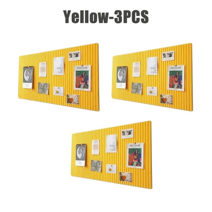 1-5PCS Felt Wall Stickers Kindergarten Work Display Bulletin Board Photo Wall Backdrop Living Room TV Background Wall Decoration