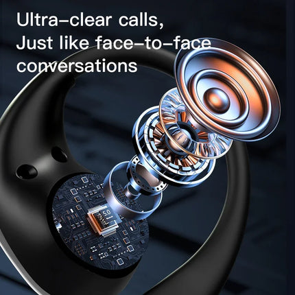 Wireless Bluetooth Earphone Headphones Outdoor Sport Headset 5.4 With Charging Bin Display Touch Control Earbuds for Music