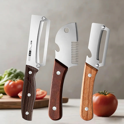 3-in-1Kitchen Peeler Stainless Steel Multifunction Vegetable Peeler Fruit Knife Bottle Opener Kitchen-Specific Peeler Slicing