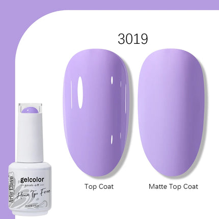Arte Clavo TPO FREE HEMA FREE Gel Nail Polish UV Multi Use Semi Permanent Soak Off Autumn Winter Nail Art Hybrid Varnish 15ml