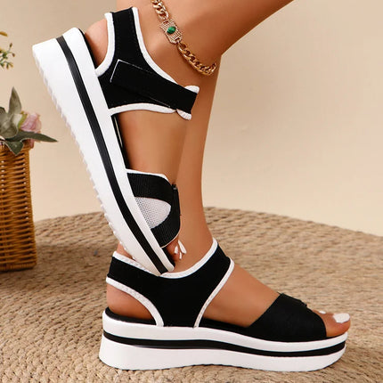 Heels Women's Sandals 2026 Wedge Heel Shoes For Woman Sandals Platform Shoes Summer Women Sandals Heeled Elegant Sandalias Mujer