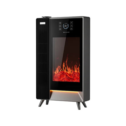 Remote Control Fireplace Heater Simulation Flame Humidifier Voice Heater Electric Stove Multifunctional European Electric Heater
