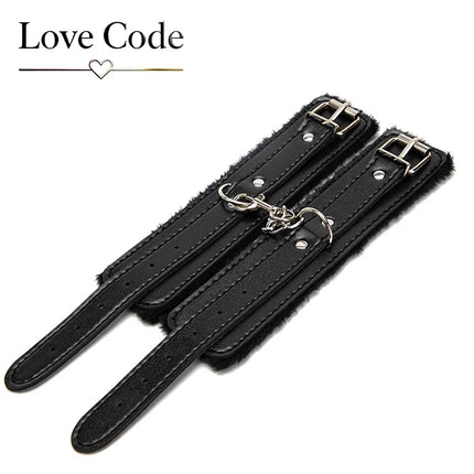 SM Handcuffs Sex Ankle Cuff BDSM Bondage Restraints Soft Plush Handcuff Adult Game 18+  Couple Sextoy Sex Supplies