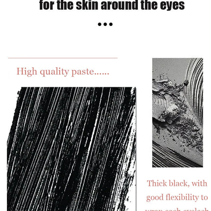 4D Silk Fiber Lash Mascara Lengthening Thick Curling Waterproof Mascara No Fading 24h Lasting Eye Lashes Brush Enhance Eyelashes