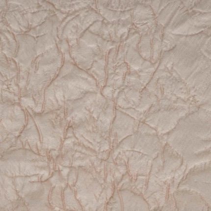 Blush Textured Jacquard Fabric Spring Fall Minimalist Cosmetic Bag Lightweight Elegant Women Sustainable Organic Embossed