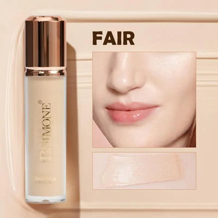 [TE1] BSIMONE Face Liquid Foundation Base Full Coverage Oil-Control Long Wear Smooth Lightweight Natural Cover Waterproof Matte