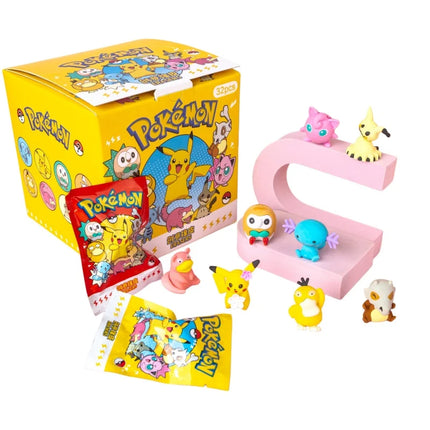 32 surprise bags, including the draft of Pockmarked Pikachu collection, cartoon erasers, student stationery, awards and toys.