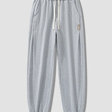 Plus Size Men's Sweatpants 8XL 7XL 6XL Sportswear Elastic Waist Casual Baggy Pants Black Grey Cotton Joggers Male Loose Trousers