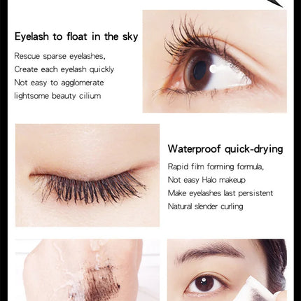 Korean Cosmetics Black Mascara Lengthens Eyelashes Extra Volume Waterproof Natural Lashes Female Professional Makeup Eyeliner