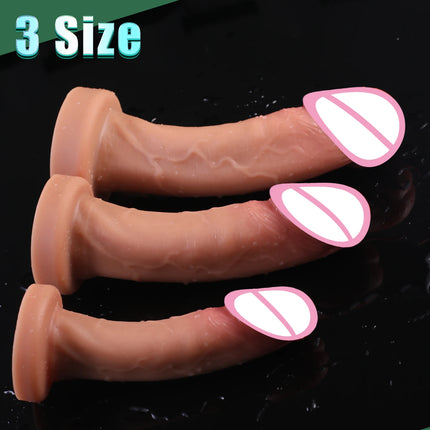Big Glans Dildo Realistic Penis Soft Silicone Vagina Orgasm Anal With Huge Suction Cup Adults Toys Sex Toys For Women Man 18+