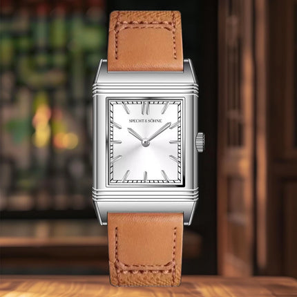 2026 New Fashion Specht & Söhne Overturn Square Watch Men's Watches Ultrathin Quartz Movt Casual Men Watch Reloj Hombre 24.4MM