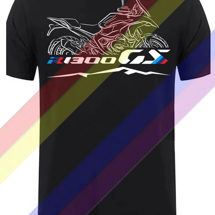 R1300GS ADV Motorcycle T-shirt 100% Cotton Round Neck Printed T-shirt S-3XL