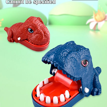 Dinosaur Teeth Biting Finger Toys, Dentist Tabletop Board Tricky Game Random Mechanism Gifts for Boys and Girls Color Random