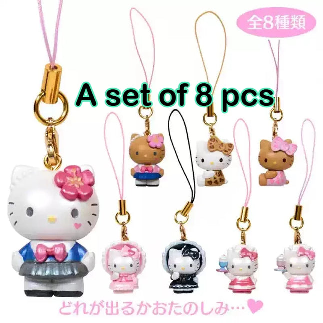 Sanrio Hello Kitty Keychain Blind Box Cartoon Character Phone Charm Bag Pendant Collectible Anime Action Figure Gift for Girls
