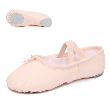 Women Ballet Shoes Girls Dance Slippers Split Sole Gymnastics Yoga Dancing Shoes Canvas Children Adult Ballerina Shoes