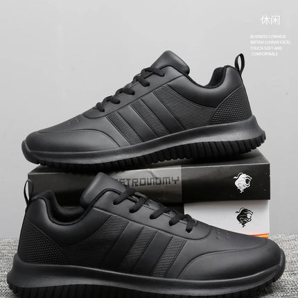Chef shoes four season soft-sole anti-slip oil-proof waterproof portable kitchen work shoes fashion plus size casual men's shoes