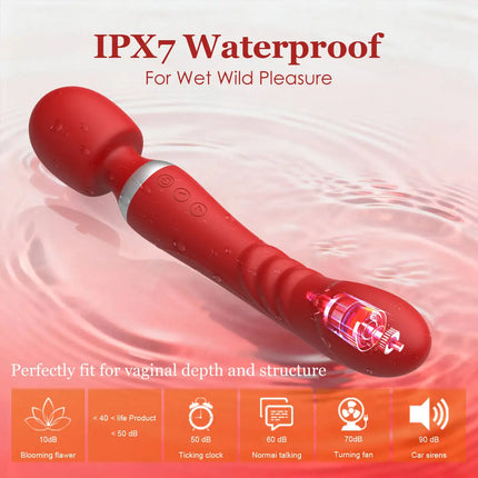Double Headed Powerful Magic Wand Vibrators for Women AV Vibrator G Spot Massager Sex Toys Clit Stimulator Dildos for Adult 18+