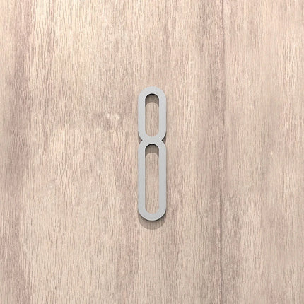 On The Door Extra Apartment Floating Exterior House Metal Building 3D Digits Number Art Nordic Home Decor Wall Sticker Acrylic