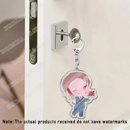 Cartoon Character Hannibal Keychain Accessories Bag Charms Game Keychains Keyrings Jewelry Dottore Fans Freinds Gift