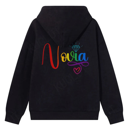 Bestie Bridal Bachelorette Party Hoodies Spanish Team Bride Print Casual Hooded Sweatshirts for Women Girls Group Matching Tops