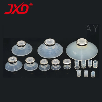 JXD ZP Series ZP02/04/06/08/10/13/16/20/25/32/40/50U Single Layer Silicone Mini Vacuum Suction Cup