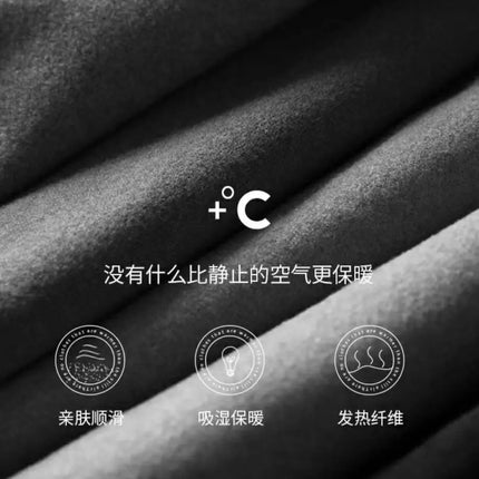 Thickened Inner Fleece-Lined Men's Polo/Turtle Neck Warm Long Sleeve Base Layer Top Autumn Winter Fashion Outwear T-Shirts