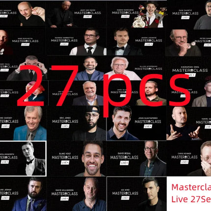Masterclass Live - Collection Magic Instructions Magic Tricks