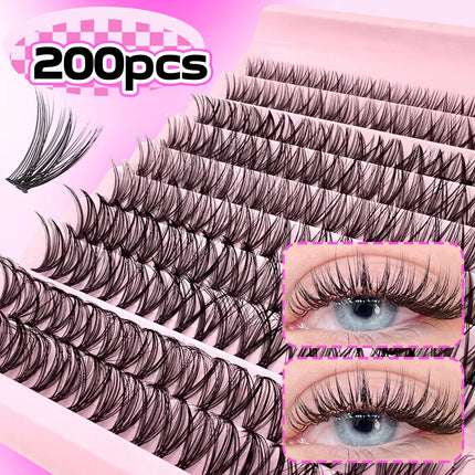 30D 40D Natural Feather-Soft Slim Lash Kit – Effortless Daily Glam for Fresh, Natural Makeup! Ultra-Gentle & Delicate