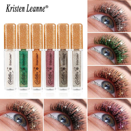 Diamond Glitter Mascara Fast Dry Eyelashes Curls Extension Make Up Waterproof Long-lasting Lengthens Beauty Eye Lashes Makeup